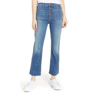 MOTHER Patch Pocket Ankle Jeans